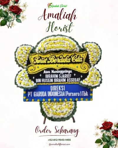 Papan Bunga Duka gunung kelua